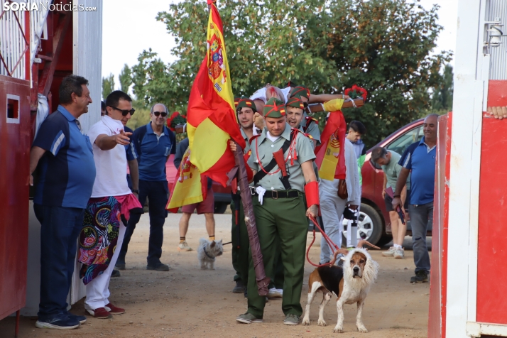 Una imagen de la tarde en la plaza de toros olvegueña. /Santos Gómez