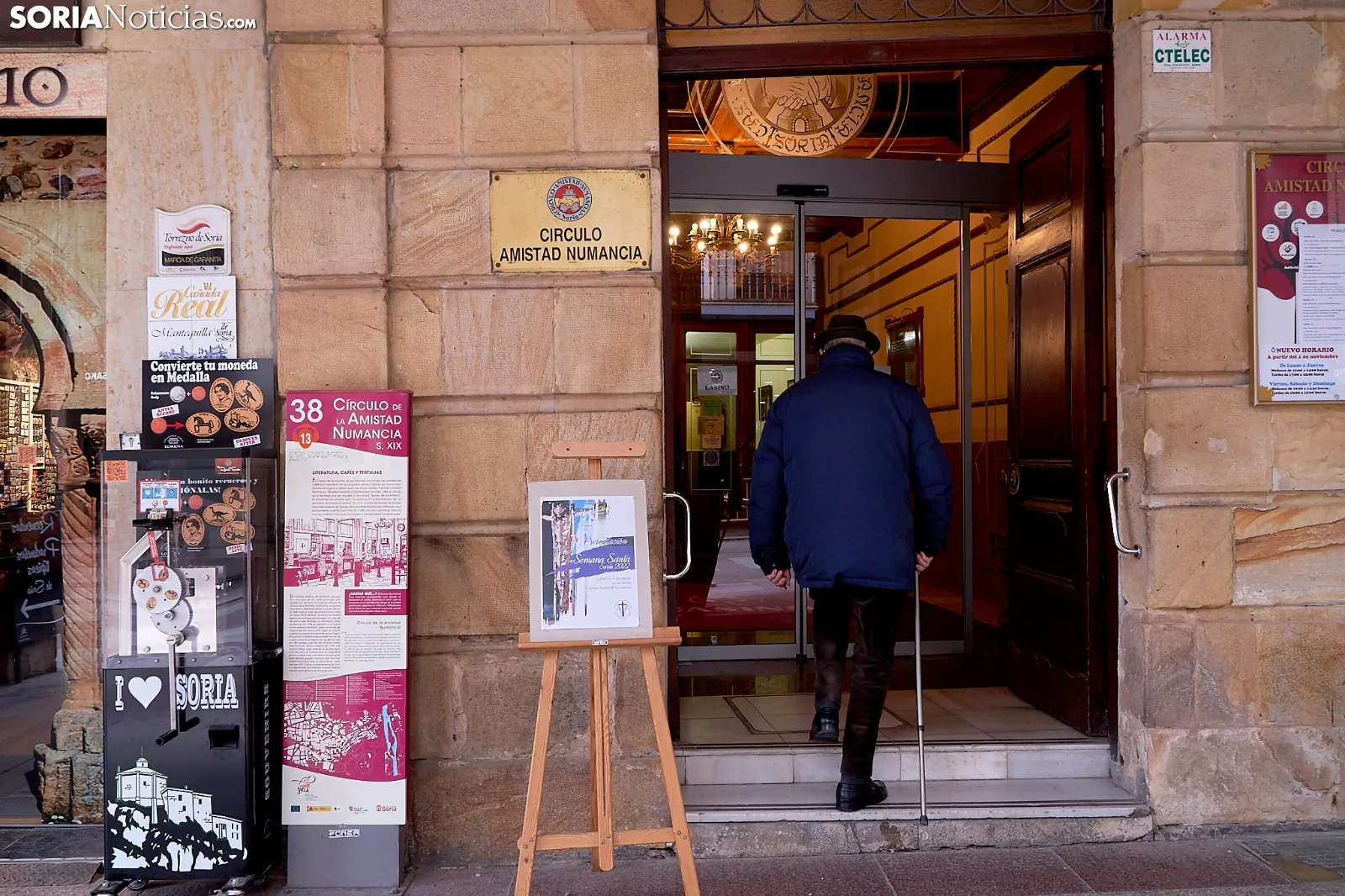 Jesús Zatón presenta la novela El despertar del barro en el Casino de Soria