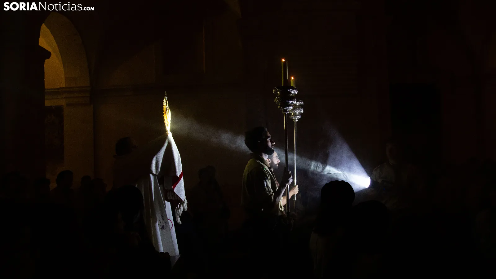 GALERÍA | Fe y fraternidad en Santa María de Huerta: 250 jóvenes scouts celebran su gran velada