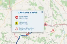Foto 3 - Tres accidentes en menos de 24 horas sacuden un tramo de la A-2 en Soria