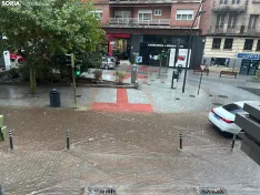 Foto 4 - Fotos: Tremenda riada en el centro de Soria