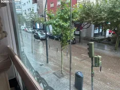 Foto 5 - Fotos: Tremenda riada en el centro de Soria