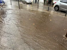 Foto 10 - Fotos: Tremenda riada en el centro de Soria