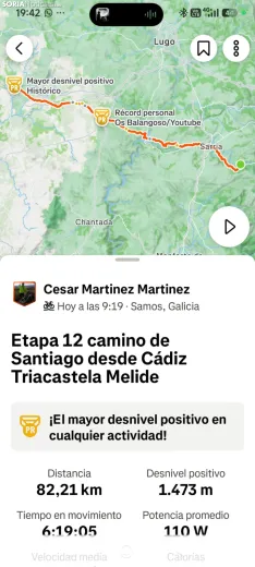 Imágenes de las dos últimas etapas de César 