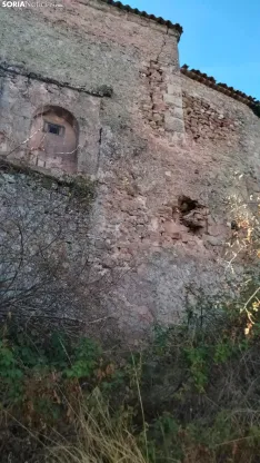 Aspecto de la iglesia de San Román en Medinaceli, el templo más antiguo de la villa.