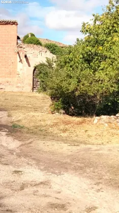 Aspecto de la iglesia de San Román en Medinaceli, el templo más antiguo de la villa.