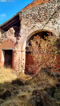 Aspecto de la iglesia de San Román en Medinaceli, el templo más antiguo de la villa.
