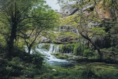 Río Talegones a su paso por Lumías