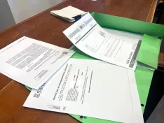 Documentación presentada momentos antes de la jura de la nacionalidad. | SN
