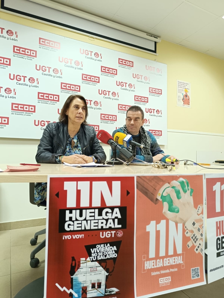 11N. Los sindicatos llaman a la movilización por una Soria con empleo de calidad, salarios suficientes y vivienda digna