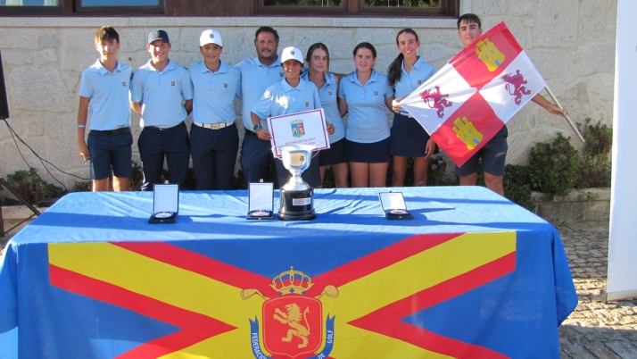 El soriano Enzo Jiménez impulsa a Castilla y León al cuarto puesto nacional de golf
