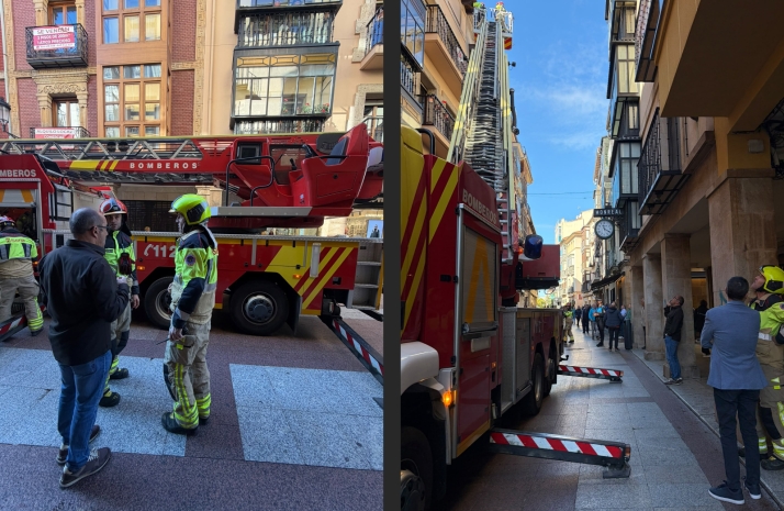 Presencia de Bomberos en El Collado