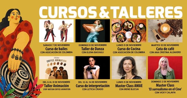 Colombia inspira las actividades formativas del Festival de Cortos 