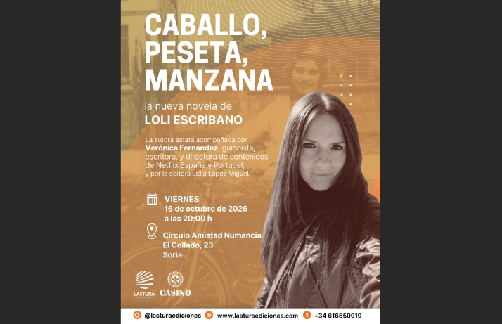 Verónica Fernández amadrina la nueva novela de Loli Escribano en el Casino