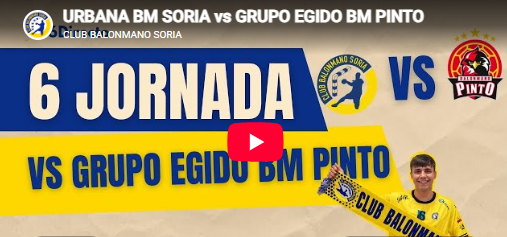 Urbana BM Soria vs Grupo Egido BM Pinto: 36-26