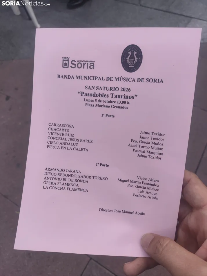 La Banda de M&uacute;sica despide San Saturio con su concierto de pasodobles