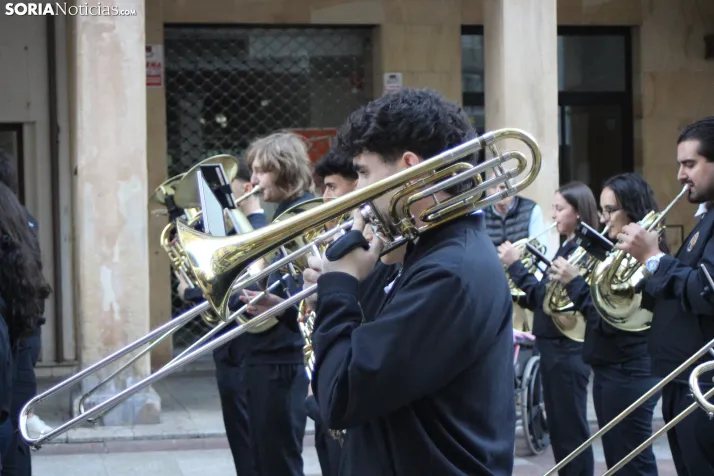 Fotos: La Banda recorre el centro de Soria en plenas fiestas de San Saturio