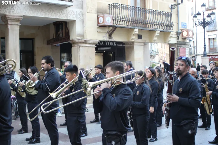 Fotos: La Banda recorre el centro de Soria en plenas fiestas de San Saturio