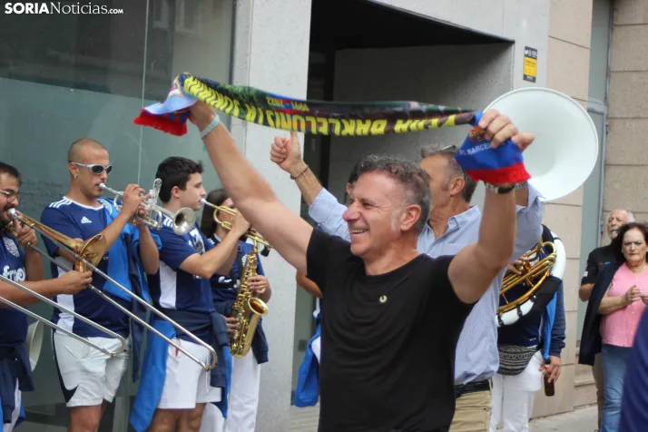 Fotos: M&aacute;s de 250 barcelonistas celebran el 35 aniversario de la pe&ntilde;a blaugrana en Soria