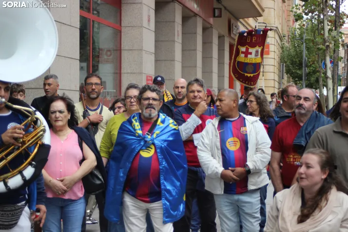 Fotos: M&aacute;s de 250 barcelonistas celebran el 35 aniversario de la pe&ntilde;a blaugrana en Soria