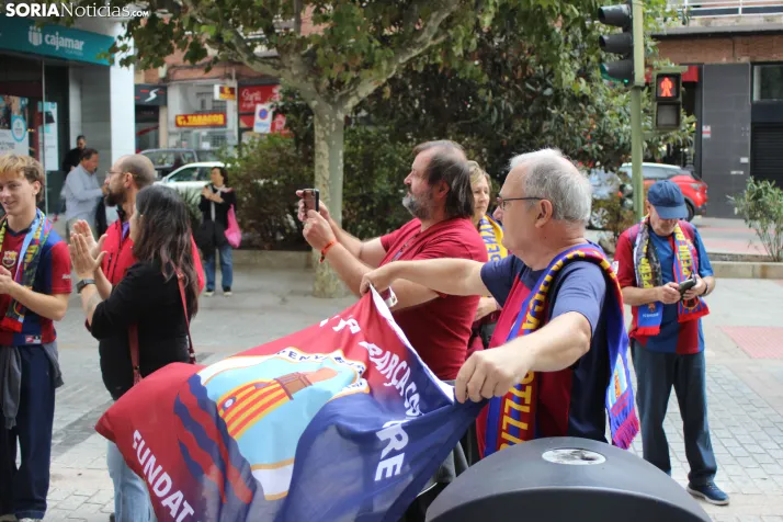 Fotos: M&aacute;s de 250 barcelonistas celebran el 35 aniversario de la pe&ntilde;a blaugrana en Soria