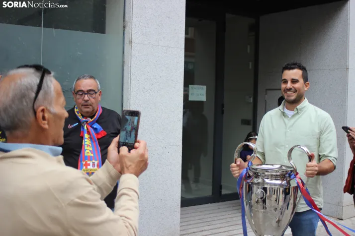 Fotos: M&aacute;s de 250 barcelonistas celebran el 35 aniversario de la pe&ntilde;a blaugrana en Soria