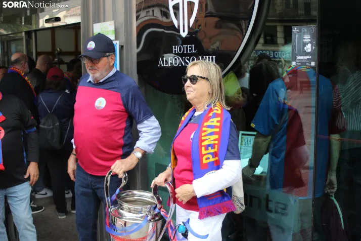 Fotos: M&aacute;s de 250 barcelonistas celebran el 35 aniversario de la pe&ntilde;a blaugrana en Soria
