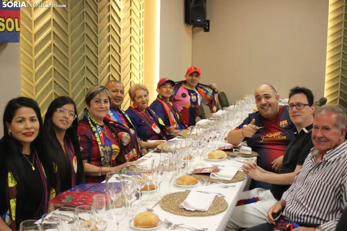 Fotos: M&aacute;s de 250 barcelonistas celebran el 35 aniversario de la pe&ntilde;a blaugrana en Soria