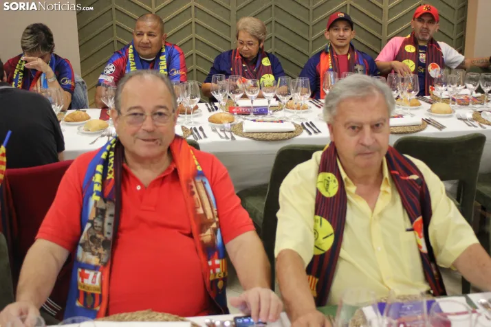 Fotos: M&aacute;s de 250 barcelonistas celebran el 35 aniversario de la pe&ntilde;a blaugrana en Soria