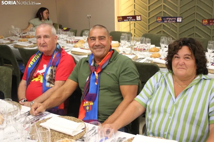 Fotos: M&aacute;s de 250 barcelonistas celebran el 35 aniversario de la pe&ntilde;a blaugrana en Soria