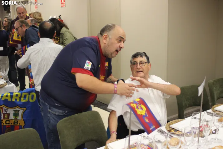 Fotos: M&aacute;s de 250 barcelonistas celebran el 35 aniversario de la pe&ntilde;a blaugrana en Soria