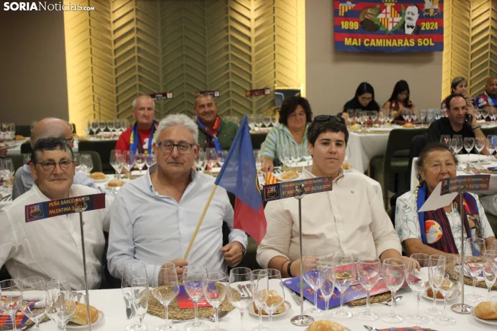 Fotos: M&aacute;s de 250 barcelonistas celebran el 35 aniversario de la pe&ntilde;a blaugrana en Soria