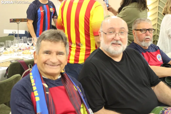 Fotos: M&aacute;s de 250 barcelonistas celebran el 35 aniversario de la pe&ntilde;a blaugrana en Soria