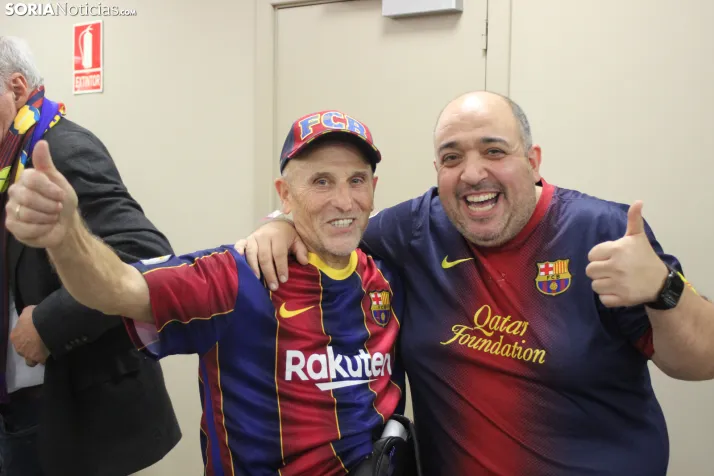 Fotos: M&aacute;s de 250 barcelonistas celebran el 35 aniversario de la pe&ntilde;a blaugrana en Soria