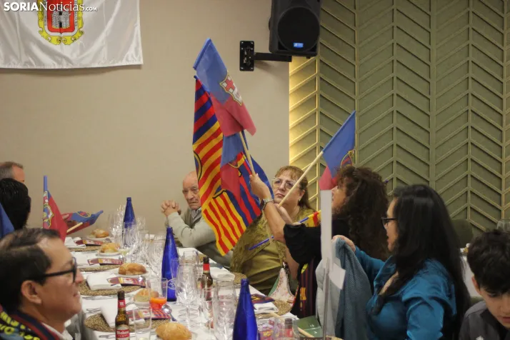 Fotos: M&aacute;s de 250 barcelonistas celebran el 35 aniversario de la pe&ntilde;a blaugrana en Soria