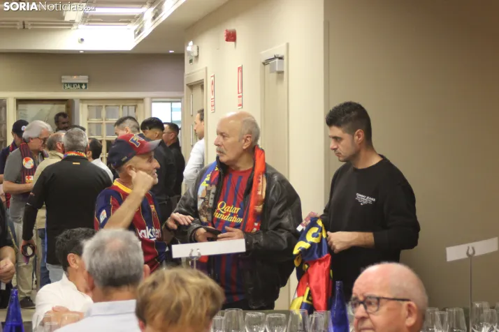 Fotos: M&aacute;s de 250 barcelonistas celebran el 35 aniversario de la pe&ntilde;a blaugrana en Soria