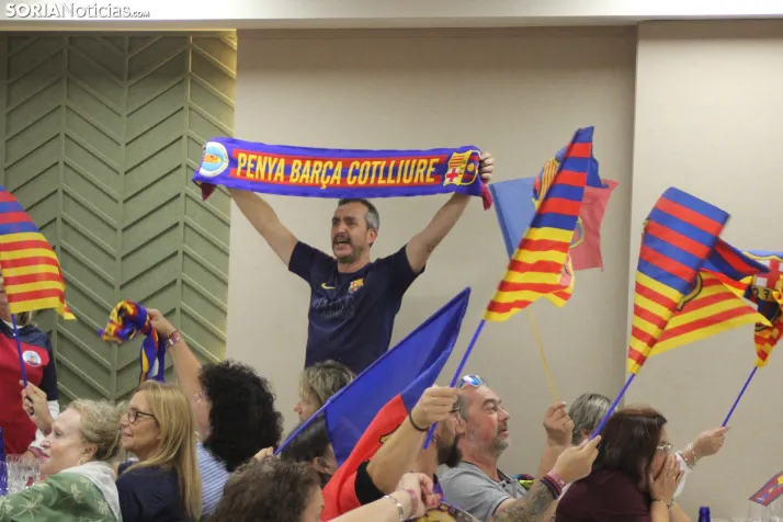 Fotos: M&aacute;s de 250 barcelonistas celebran el 35 aniversario de la pe&ntilde;a blaugrana en Soria