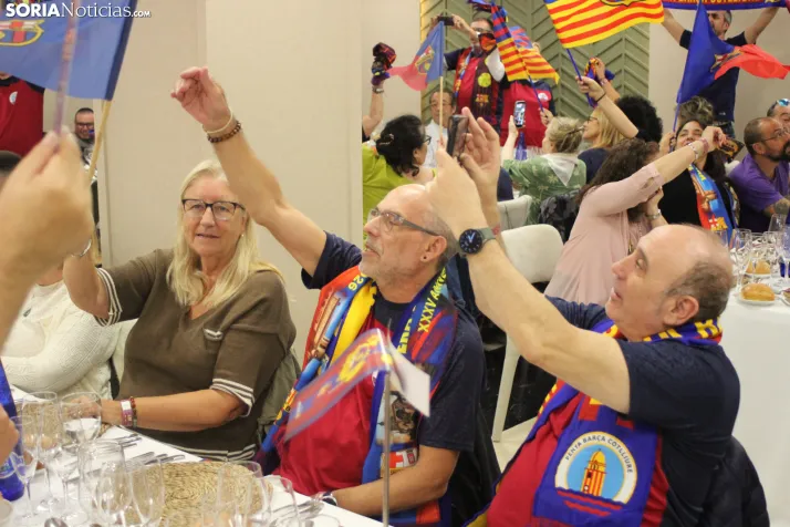 Fotos: M&aacute;s de 250 barcelonistas celebran el 35 aniversario de la pe&ntilde;a blaugrana en Soria