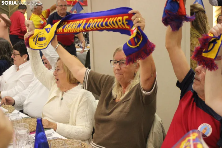 Fotos: M&aacute;s de 250 barcelonistas celebran el 35 aniversario de la pe&ntilde;a blaugrana en Soria