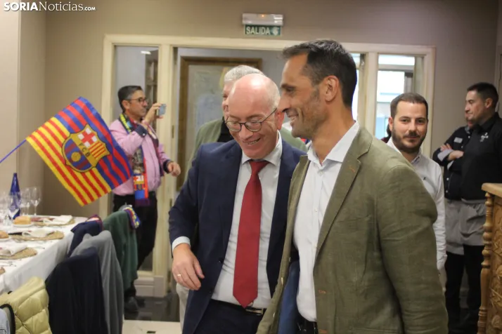 Fotos: M&aacute;s de 250 barcelonistas celebran el 35 aniversario de la pe&ntilde;a blaugrana en Soria