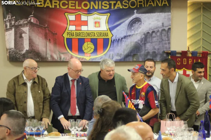 Fotos: M&aacute;s de 250 barcelonistas celebran el 35 aniversario de la pe&ntilde;a blaugrana en Soria