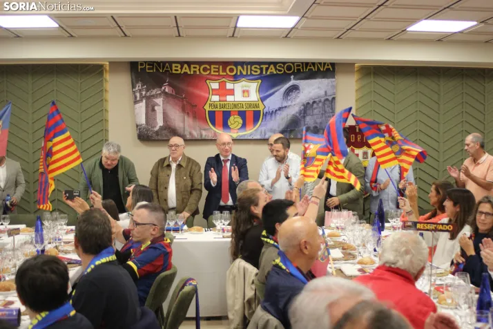 Fotos: M&aacute;s de 250 barcelonistas celebran el 35 aniversario de la pe&ntilde;a blaugrana en Soria