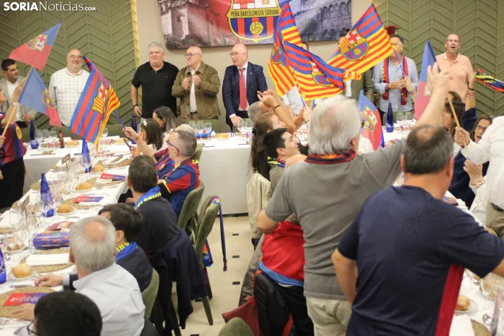Fotos: M&aacute;s de 250 barcelonistas celebran el 35 aniversario de la pe&ntilde;a blaugrana en Soria