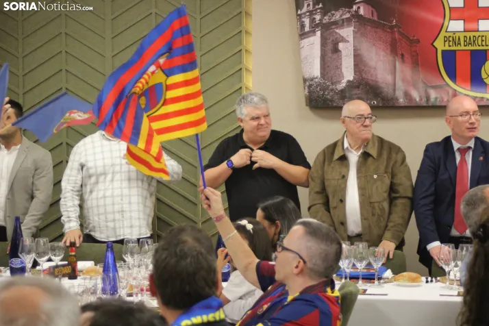 Fotos: M&aacute;s de 250 barcelonistas celebran el 35 aniversario de la pe&ntilde;a blaugrana en Soria