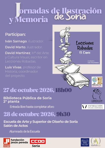 El cómic recupera la memoria democrática en dos citas en Soria