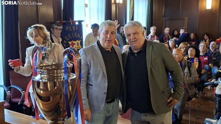 Fotos: M&aacute;s de 250 barcelonistas celebran el 35 aniversario de la pe&ntilde;a blaugrana en Soria