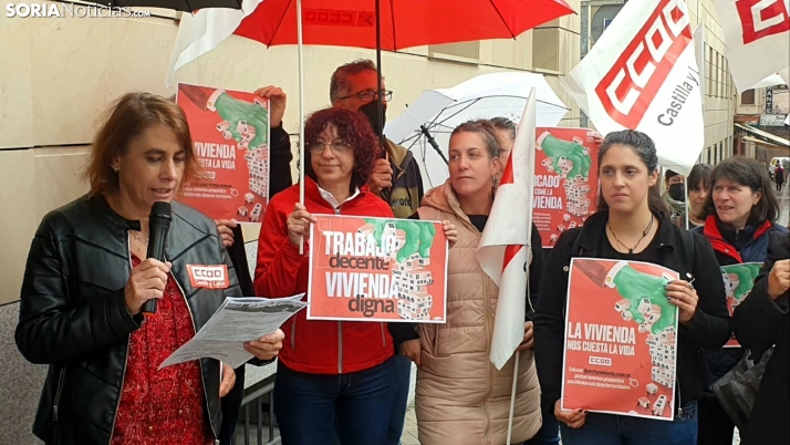 CCOO reclama a la Junta soluciones ante la falta de vivienda: ¿Cómo vamos a traer trabajadores a Soria?