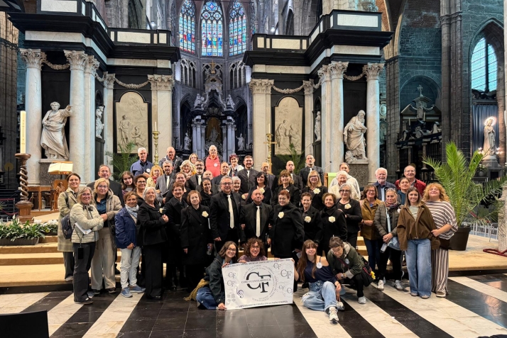 La música soriana resuena con éxito en la catedral de San Bavón de Gante