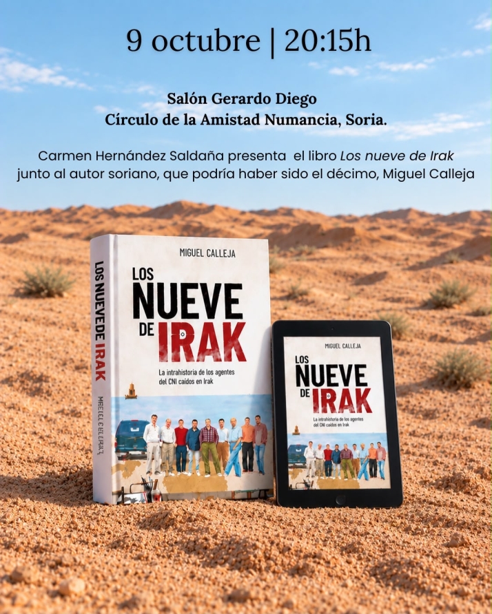 Miguel Calleja presenta este viernes su libro Los nueve de Irak en el Casino