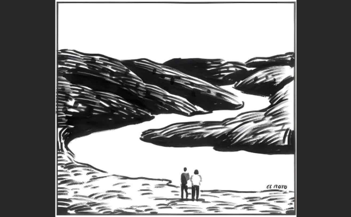La ironía del humor gráfico contemporáneo de El Roto interroga la realidad en el sur provincial